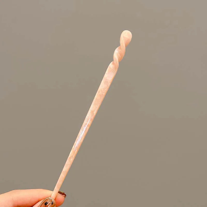Vintage Chinese Style Hair Sticks for Women - Fashion Acetate Chopstick Hair Clips Jewelry Accessories