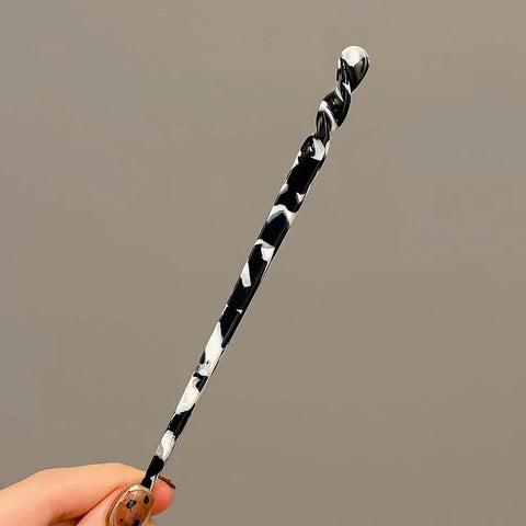 Vintage Chinese Style Hair Sticks for Women - Fashion Acetate Chopstick Hair Clips Jewelry Accessories
