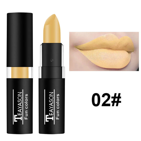 Punk Dark Wine Red Lipstick - Waterproof Matte Lip Color for Bold Looks