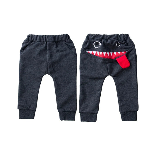 Cute Big Mouth Monster Trousers for Toddlers