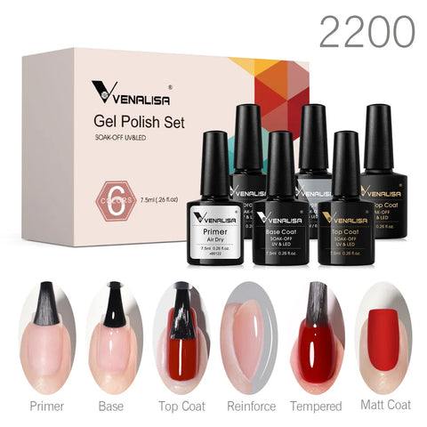 Venalisa Nude Color Elegance Gel Nagellak Kit