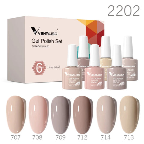 Venalisa Nude Color Elegance Gel Nagellak Kit