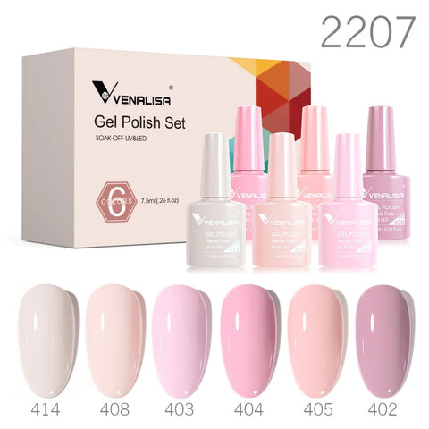 Venalisa Nude Color Elegance Gel Nagellak Kit