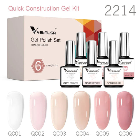 Venalisa Nude Color Elegance Gel Nagellak Kit