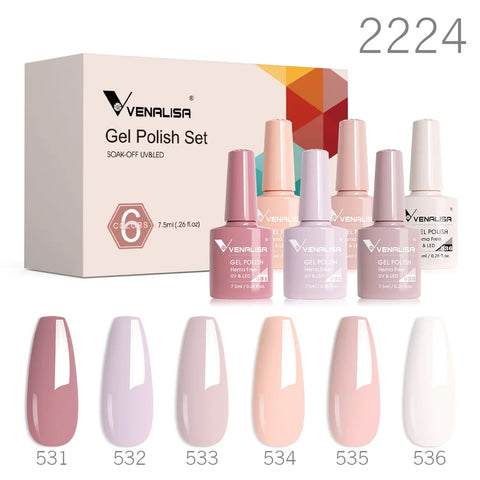 Venalisa Nude Color Elegance Gel Nagellak Kit