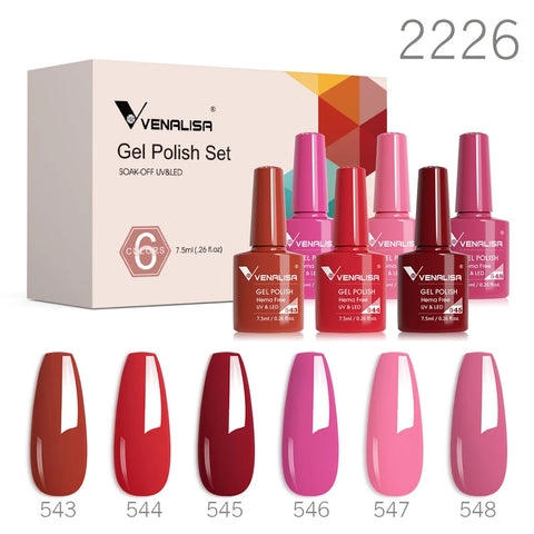 Venalisa Nude Color Elegance Gel Nagellak Kit