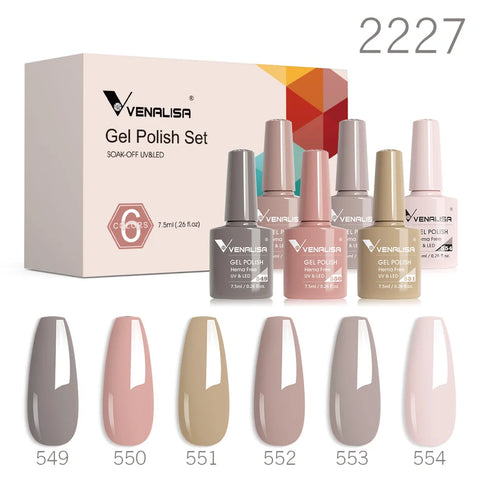 Venalisa Nude Color Elegance Gel Nagellak Kit