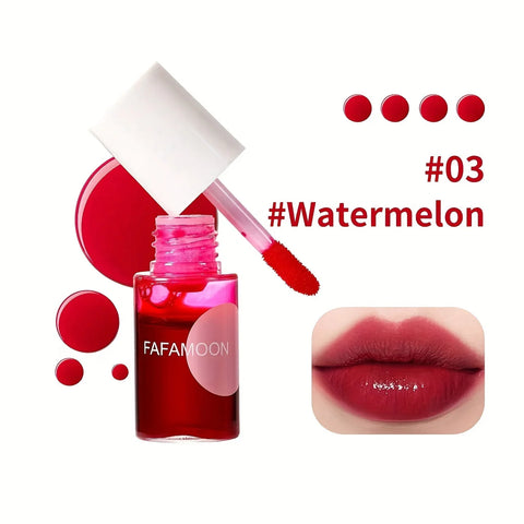 4 Color Fruity Lip Tint Water Gloss Tint