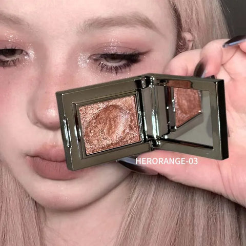 Metallic Glitter Eyeshadow Cream - Ice Purple Pearlescent Palette