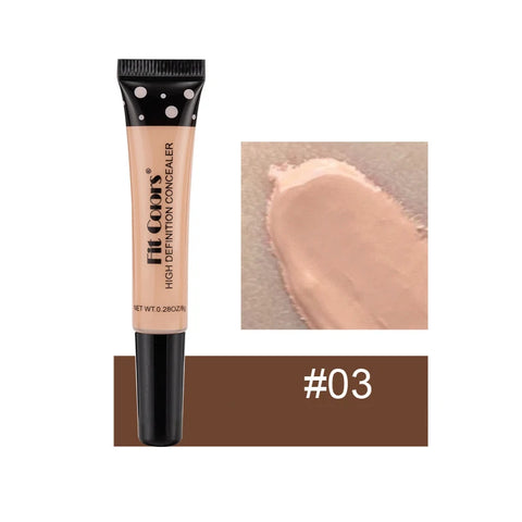 Full Cover Liquid Concealer - 8 Color BB Cream Foundation for Natural Brightening Makeup