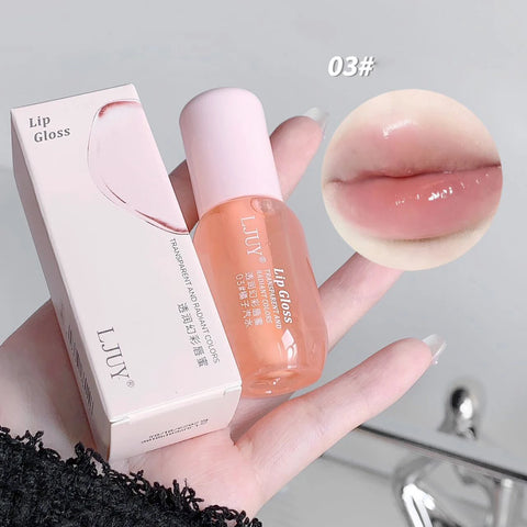 Fruit Crystal Jelly Lip Oil - Hydrating Gloss & Plumping Serum for Luscious Lips