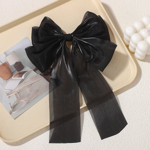 1 STUKS Meisjes Blauw Roze Grote Strik Lint Haarspeld - Elegante Lente Zomer Haaraccessoires 
