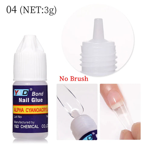 BORN PRETTY Fast Dry Nail Glue for False Nail Tips