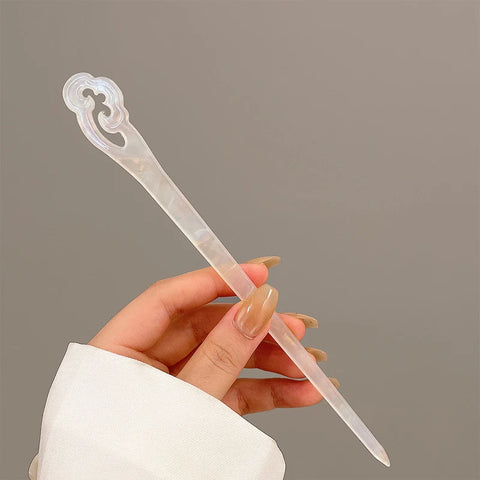 2025 Vintage Rose Flower Crystal Branch Hairpin - Elegant Metal Texture Headwear Jewelry for Women