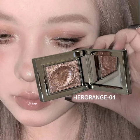 Metallic Glitter Eyeshadow Cream - Ice Purple Pearlescent Palette