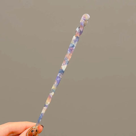 Vintage Chinese Style Hair Sticks for Women - Fashion Acetate Chopstick Hair Clips Jewelry Accessories