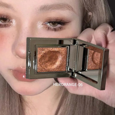 Metallic Glitter Eyeshadow Cream - Ice Purple Pearlescent Palette