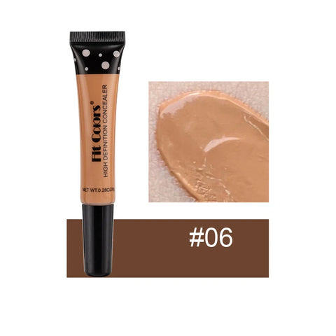 Full Cover Liquid Concealer - 8 Color BB Cream Foundation for Natural Brightening Makeup