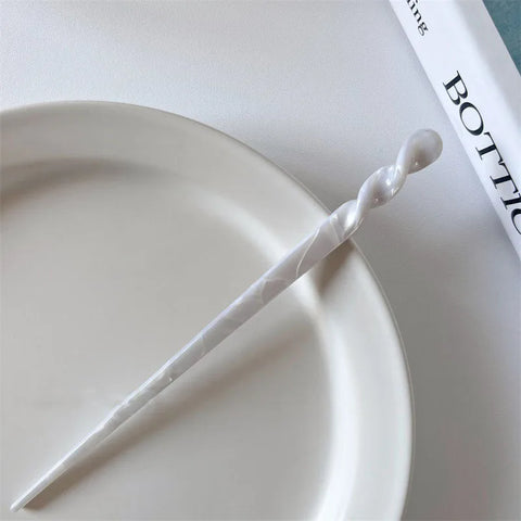 Vintage Chinese Style Hair Sticks for Women - Fashion Acetate Chopstick Hair Clips Jewelry Accessories
