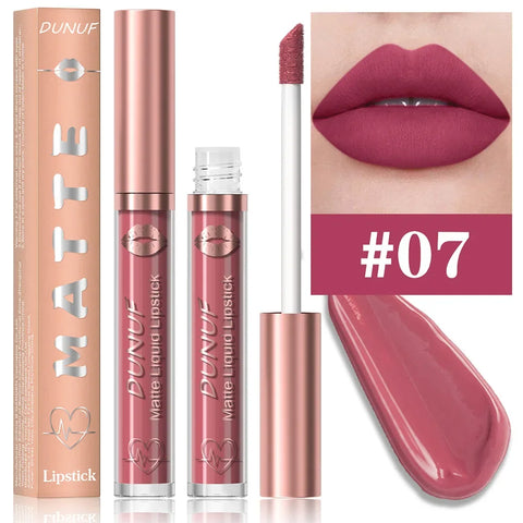 18 Color Waterproof Lip Gloss & Matte Liquid Lipstick Set