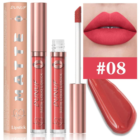 18 Color Waterproof Lip Gloss & Matte Liquid Lipstick Set