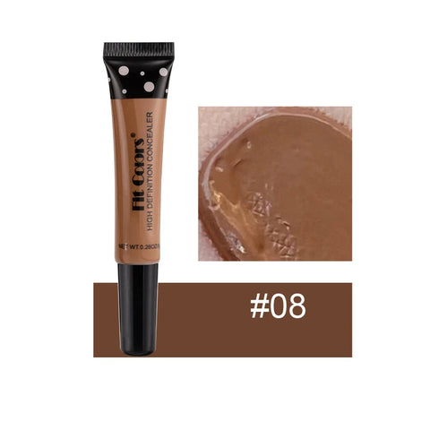 Full Cover Liquid Concealer - 8 Color BB Cream Foundation for Natural Brightening Makeup