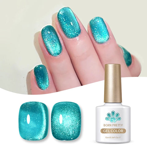BORN PRETTY 10ml Mint Chocolate Cat Magnetic Gel Nail Polish