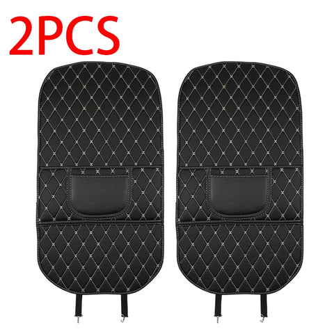 PU Leather Car Seat Back Protector Pads