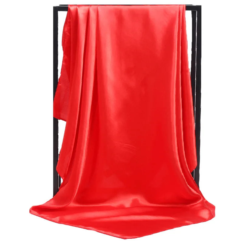 Elegant 90x90cm Silk Scarf for Stylish Women