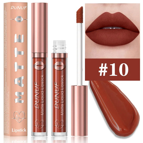18 Color Waterproof Lip Gloss & Matte Liquid Lipstick Set