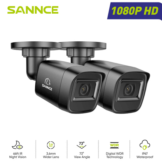 SANNCE 1080P TVI Outdoor Security Cameras