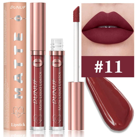 18 Color Waterproof Lip Gloss & Matte Liquid Lipstick Set