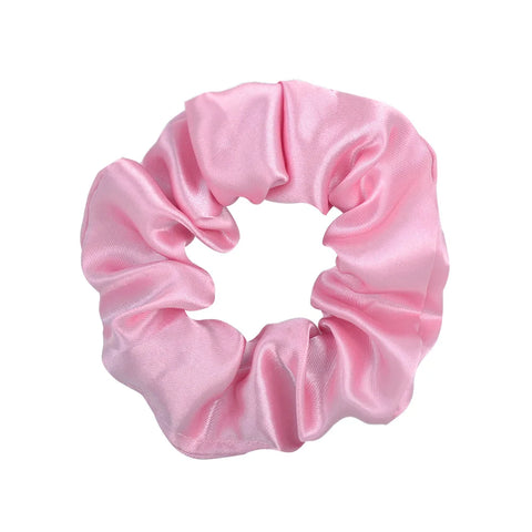 3,9 inch zijden scrunchie voor dames - handgemaakte veelkleurige haarband paardenstaarthouder 