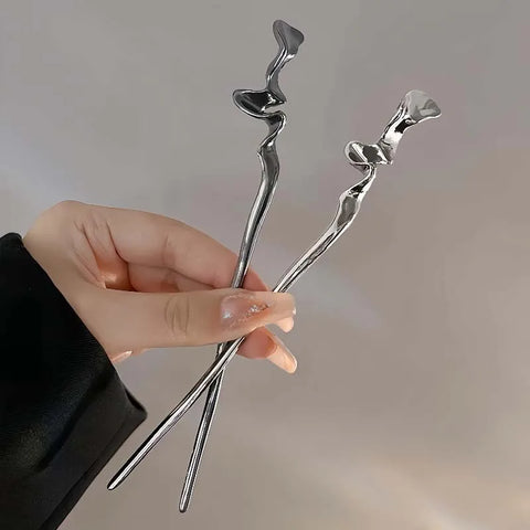 2024 Chinese Style Vintage Hair Sticks - Elegant Chopstick Hairpins for Women