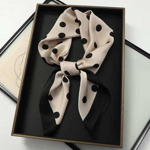 Elegant 70x70cm Silk Feeling Scarf