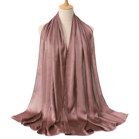 Premium Satin Crinkle Hijab Scarf