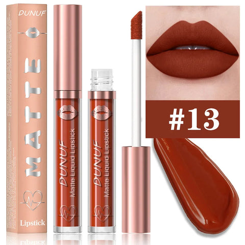 18 Color Waterproof Lip Gloss & Matte Liquid Lipstick Set