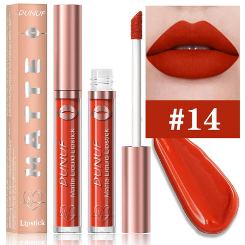18 Color Waterproof Lip Gloss & Matte Liquid Lipstick Set