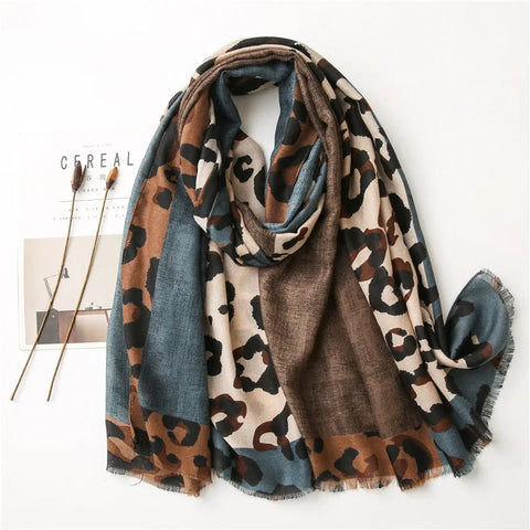Luxury Cotton Scarf for Women - Stylish Large Shawl