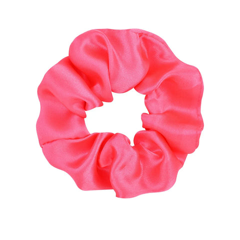 3,9 inch zijden scrunchie voor dames - handgemaakte veelkleurige haarband paardenstaarthouder 