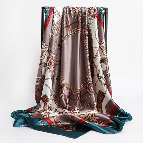 2024 Luxury Silk Shawl Square Scarf