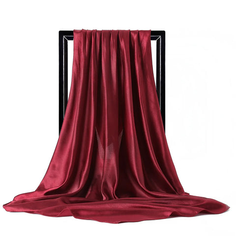 Elegant 90x90cm Silk Scarf for Stylish Women