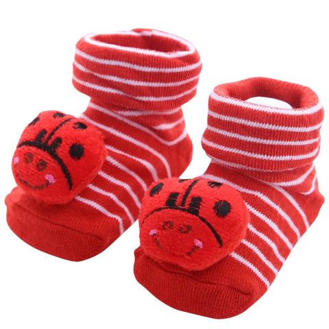 Schattige babysokjes met cartoondieren