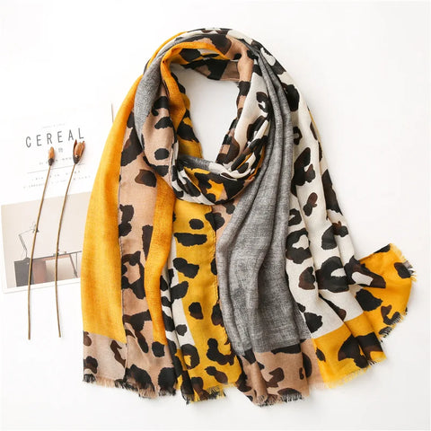 Luxury Cotton Scarf for Women - Stylish Large Shawl