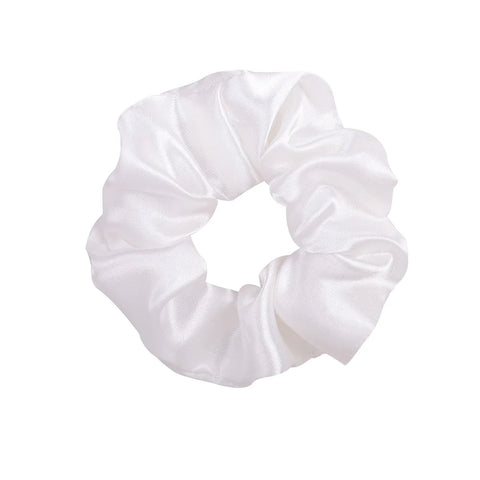 3,9 inch zijden scrunchie voor dames - handgemaakte veelkleurige haarband paardenstaarthouder 