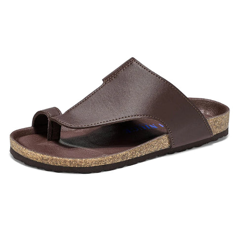 Slippers met kurken voetbed - Antislip zomersandalen