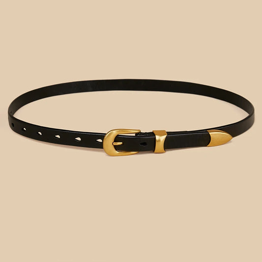 FOXER Fashion Thin Belt for Women