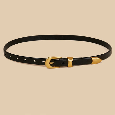 FOXER Fashion Thin Belt for Women