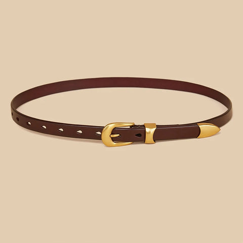 FOXER Fashion Thin Belt for Women