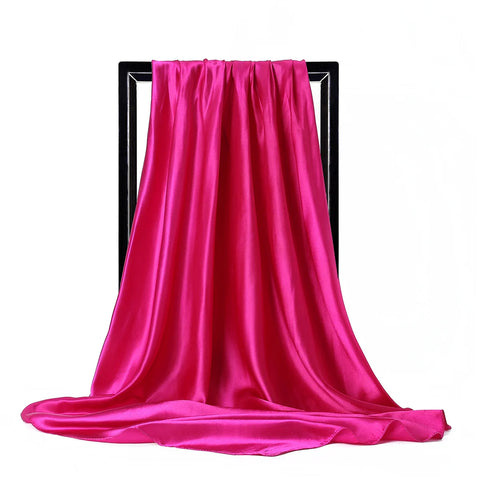 Elegant 90x90cm Silk Scarf for Stylish Women